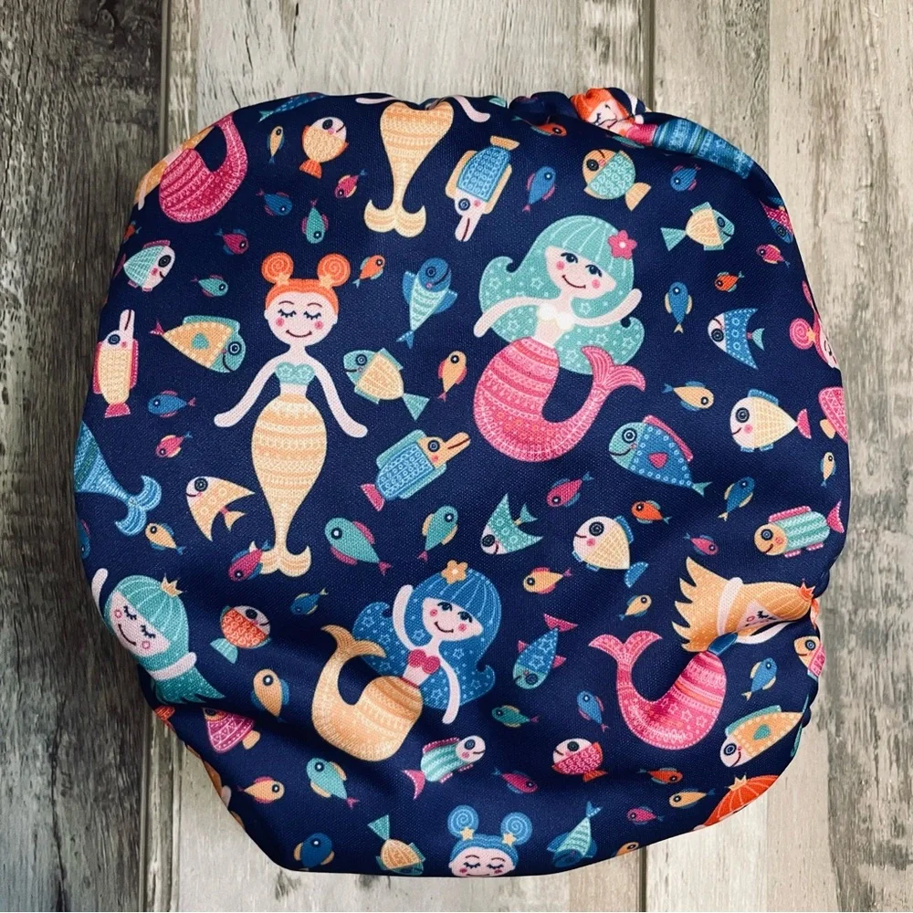 Mermaids Mama Koala Diaper w/Insert  OS 8-35 lbs